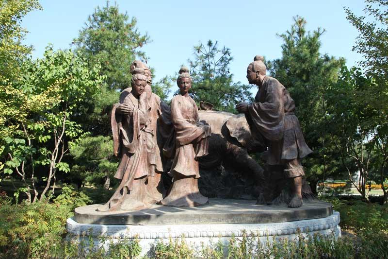 2012.10.6 万佛园 二十四孝雕塑 1.JPG